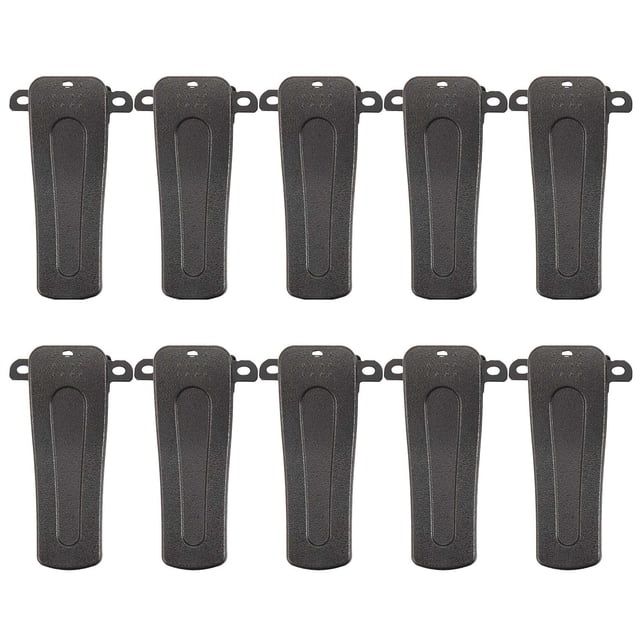 10Pzs Clip de Cinturon para H777 Caliente Modelo Radio -666S -777S -888S 666S 777S 888S Accesorios para Walkie Talkie Abrazaderas Negro