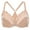 Cappuccino, variante sur MELENECA Soutien-Gorge à Armatures Non Doublé à Dos Nageur avec Fermeture avant pour Femme Beige 36D