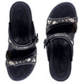 thumbnail image 5 of GP Signature Slide Sandals for Women: 6875 Black-22, EU37 (US Size 6.5 - 7), 5 of 6