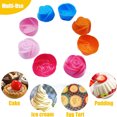 thumbnail image 5 of Moldes de silicona para muffins y cupcakes engrosados con herramientas para hornear de bricolaje resistentes a altas temperaturas, 5 of 5