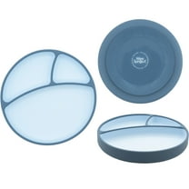 WeeSprout Silicone Suction Plate, Baby Plate with Suction Cup, Divided Dish for Kids, Toddlers