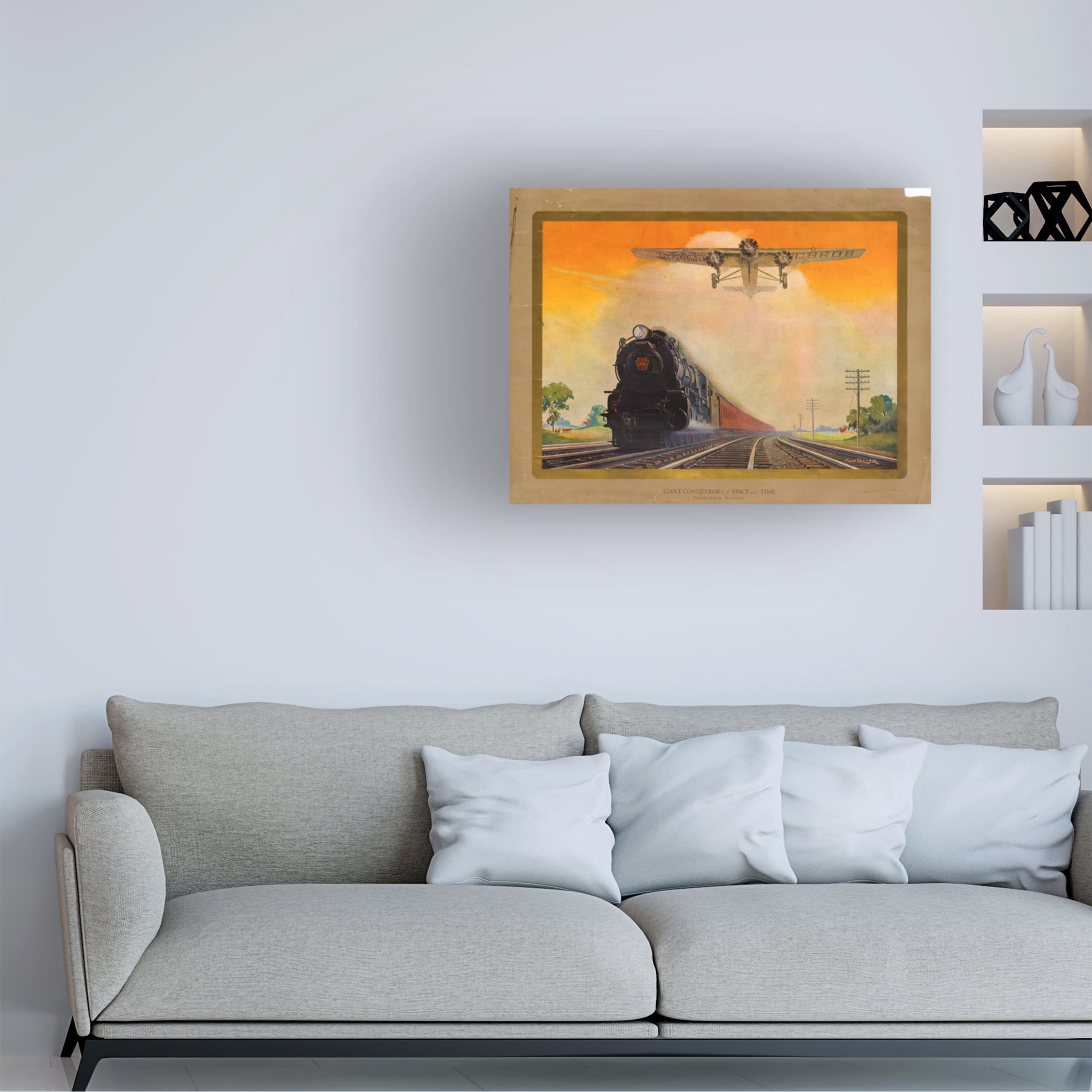 Print Collection 'Pennsylvania Railroad' Canvas Art