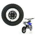 thumbnail image 1 of 12 Inch Rear Rim Wheel, Improved Traction 80/100-12 Rear Wheel Rim 6 Ply Tires  for Dirt Bike, 1 of 7