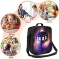 thumbnail image 2 of Doctor Who Lunch Bag Anime Lunch Tote Bag Reusable Insulated Lunch Box Portable Lunch Bento Box For College Work Office Picnic 10.5*8*4.5 Inch, 2 of 8