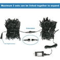 thumbnail image 3 of Christmas String Lights 98ft 300 LED 30V Plug in Connectable Twinkle Lights 8 Modes Decorative Lights for Indoor Outdoor Xmas Tree Bedroom Holiday Party, 3 of 7