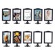 thumbnail image 1 of Double Sided Standing Picture Frames 4 X 6 Inch Pedestal Photo Frame Plastic Self Standing Frame for, 1 of 5