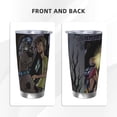 thumbnail image 3 of Lsque Scooby-Doo Pattern 20oz Car Cup with Lid and Straw, Insulated Coffee Cup with Straw Topper, Spill Proof Travel Coffee Mug, Stainless Steel Tumble, 3 of 8