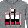 thumbnail image 3 of International Harvester - Chrome Logo - Youth Long Sleeve Graphic T-Shirt, 3 of 6