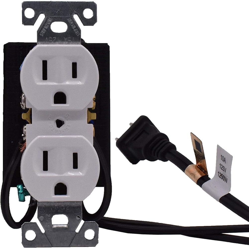 FULenQnu Wall Plug Power Outlet Indoor Cameras for Home Security