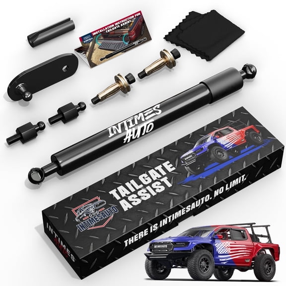 InTimesAuto Truck Tailgate Assist Shock for 1999-2016 Ford F-250 F-350 Super Duty, No-Drill Installation, Smooth Drop Rate for Enhanced Safety and Durability in Off-Road Adventures