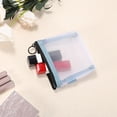 thumbnail image 4 of 1 Pc Bolsa de Cosméticos Conveniente para Mujeres para Viajes de Camping, Negocios y Gimnasio, Malla de Nylon Azul-S, 4 of 4