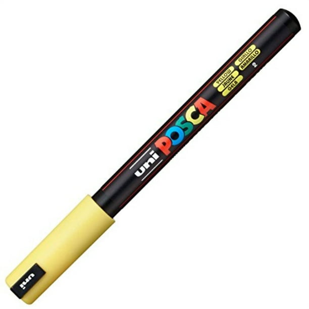 posca px89797000 acrylic paint marker, ultrafine, yellow