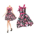 thumbnail image 3 of 30CM Doll Clothes Changing Fashion Set Street Photo Dress Casual Pants Set Floral Skirt, 3 of 15
