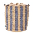 thumbnail image 2 of Valentino VLogo Signature Small Raffia Bucket Bag, Beige, 2 of 4
