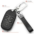 thumbnail image 3 of Car Key Fob Cover Case Protector Leather Car Remote Key Fob Case Cover For Kia Sportage Sorento Soul Rio Optima, 3 of 8