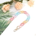 thumbnail image 4 of Unique Bargains 1 Pc Durable Handbag Chain Strap 14.57" Colorful Acrylic, 4 of 5