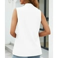 thumbnail image 5 of MORTTIC Women's Sleeveless Vest Blazer, Casual Open Front Work Office Jacket, S-5XL, 5 of 6