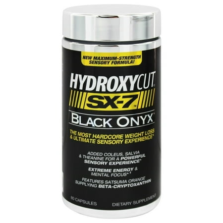 Muscletech Products - Hydroxycut SX-7 Black Onyx - 80 (Best Time To Take Hydroxycut Next Gen)