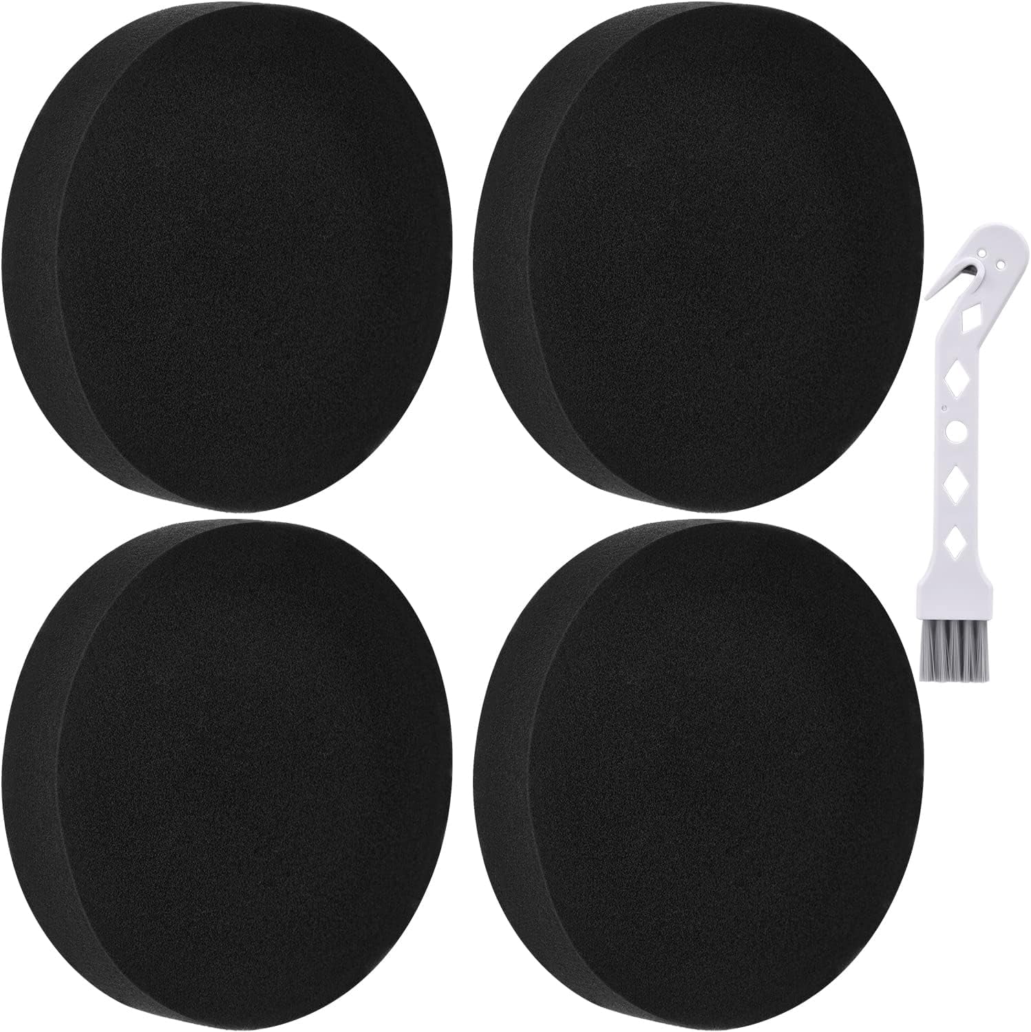 4x Vormotorfilter Für Bissell & Eureka Staubsauger – Waschbar, Wiederverwendbar, 13x13x1,9 Cm