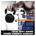 thumbnail image 2 of TiaGOC Kettlebell Weights Cast Iron/Kettlebells Powder Coated - Strength Training, Home Gym, Full-body Exercises, 2 of 2