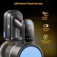 thumbnail image 4 of Cordless Vacuum Cleaner with Flexible Steering & Extendable Pole, Lightweight Wireless Rechargeable Upright Vacuum with LED Light & Wall Mount for Hardwood Floors & Carpet, 4 of 10