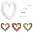 thumbnail image 3 of 2/5/10 piezas de espuma de poliestireno expandido con forma de corazón para modelar, ideal para bodas. 55 CM, 3 of 8