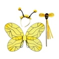 thumbnail image 1 of Disfraz de abeja con alas, accesorio para presentaciones infantiles, cumpleaños y varita para la diadema, 1 of 8