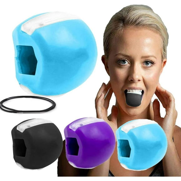 2 Pcs Exerciser-Facial Muscle Exerciser -Neck Exerciser Jaw, Trainer Face and Neck Double Chin Trainer Also Gives You A Perfect Face Shape