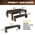 thumbnail image 2 of Barrington Monteray 7.5 ft 3-in-1 Slate-Tech Pool Table with Dining and Table Tennis Tops, Storage Cart and Accessories, 2 of 8