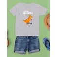 thumbnail image 3 of Little Adventure Dino On Scooter T-Shirt Juniors -Image by Shutterstock,  Small, 3 of 4