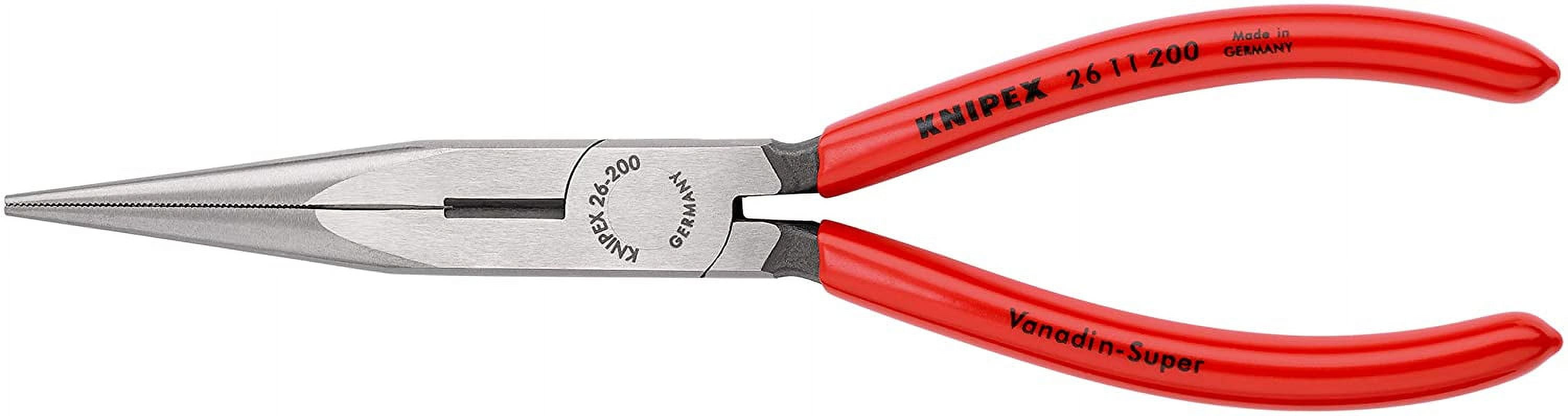 Knipex Tools KX2611200 8 in. Needle Nose with Side Cutter