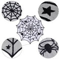 thumbnail image 5 of Halloween Tablecloth for Decorations, Tgnazet 40" Halloween Table Topper Round Lace Overlay Tabletop Collection Gothic Halloween Decor, Spider Web, 5 of 5