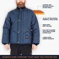thumbnail image 3 of RefrigiWear Cooler Wear Jacket - Lightweight Insulated Workwear for Cold Storage, 3 of 6