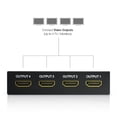 thumbnail image 3 of Splitter Divisor Bifurcador HDMI 1 a 4 Activo 5V, 3 of 3