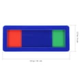 thumbnail image 3 of Signo de privacidad de la oficina Señal de la puerta acrílica Indicador de puerta de deslizamiento para la puerta de negocios, 3 of 5