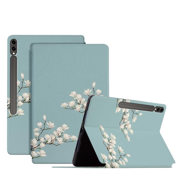 Funda para tablet Nuouxoco para Samsung Tab S9 Plus 12,4" Gardenia