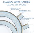 thumbnail image 2 of Fine Bone China Dinnerware Set,16 Pcs Classic Relief Pattern Gilt Edged High Grade Porcelain Tableware Sets For 4 People, 2 of 9