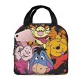 thumbnail image 1 of Winnie Bear P-ooh Reusable Lunch Bags Portable Insulated Lunch Box Tote Bag Cooler Office Picnic, 1 of 9
