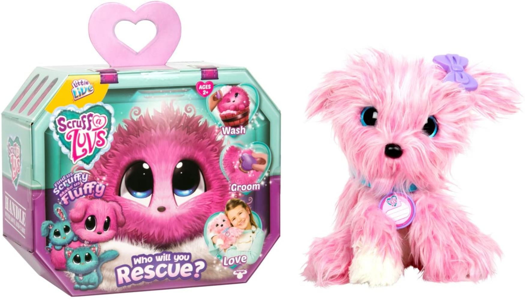 Little Live Pets Scruff-A-Luvs PINK Mystery Puppy Kitten Bunny Brand New In Box 