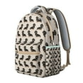 thumbnail image 2 of Cute Small Backpack for School with Cheerful Puppy and Dog Bone Patterns Lightweight School Bag Compact Travel Backpack for Pet Lovers, 2 of 6