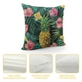thumbnail image 4 of Creowell Pineapple Tropical Jungle Pillow Covers for Couch Sofa Indoor Outdoor, High-Quality 1PC 12x12in, 4 of 5