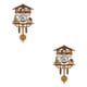 thumbnail image 1 of Bearachild Reloj Pájaro Adorno colgante de madera Montado en la pared Columpio automático Relojes de pared Decoración para el hogar para sala CM004 2Conjunto, 1 of 6