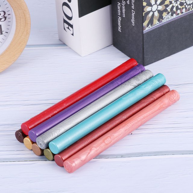 Minkissy 10Pcs Wax Sealing Sticks Vintage Style For Postage Letters Special Events Crafters