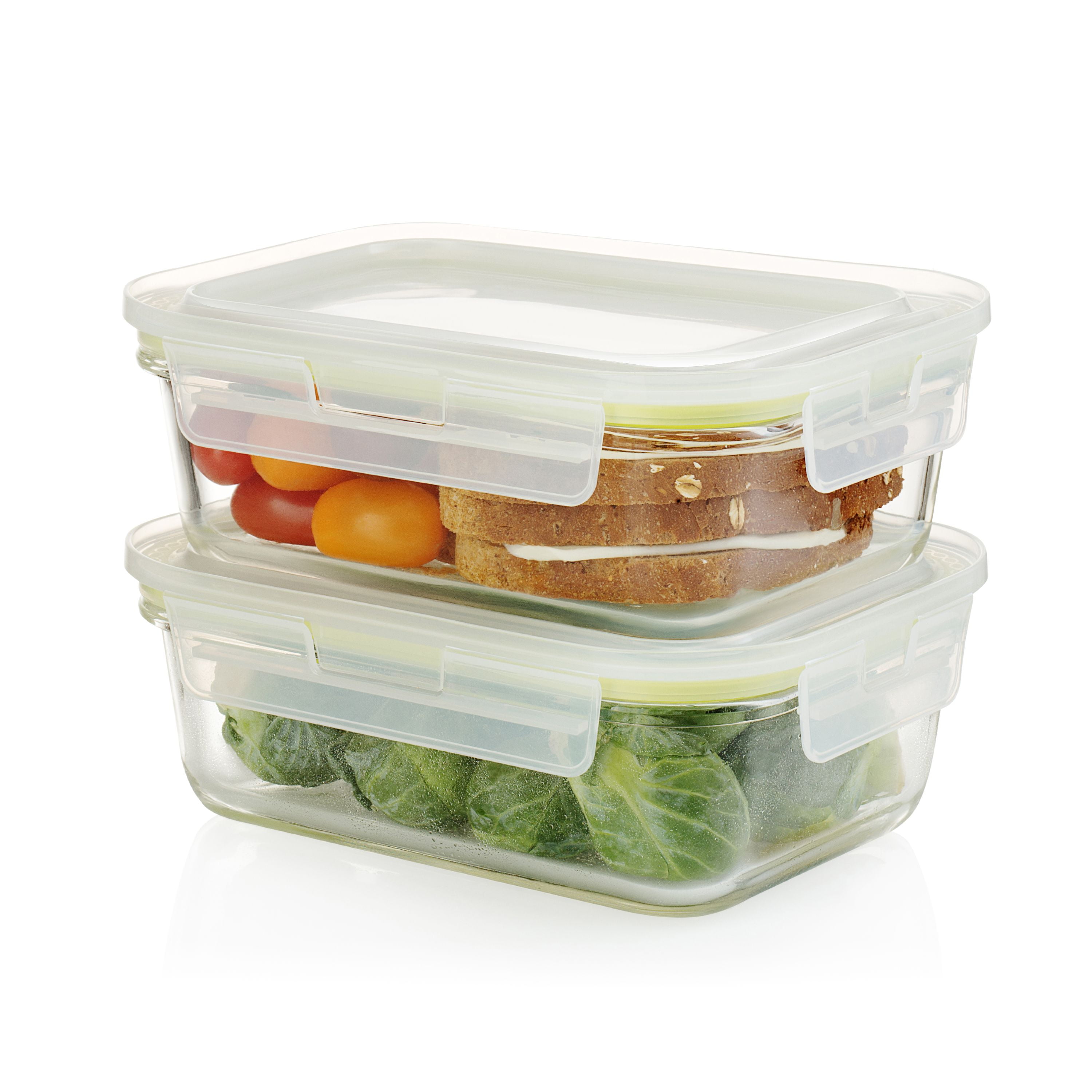 Food Storage Containers Home And Garden 12 Glass Storage Containers With