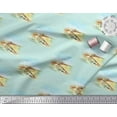 thumbnail image 3 of Soimoi Green Cotton Duck Fabric House & Landscape Nature Printed Fabric 1 Yard 42 Inch Wide, 3 of 3
