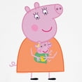 thumbnail image 3 of CafePress - Peppa Pig: Holding Baby Kids T Shirt - Light Classic Kids Graphic, Short Sleeve T-Shirt, Sizes XS-XL, 3 of 4