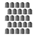 thumbnail image 3 of 25 tapones universales para válvulas de neumáticos de coche con anillo de goma, a prueba de polvo, para válvulas de camión. Gris, 3 of 8