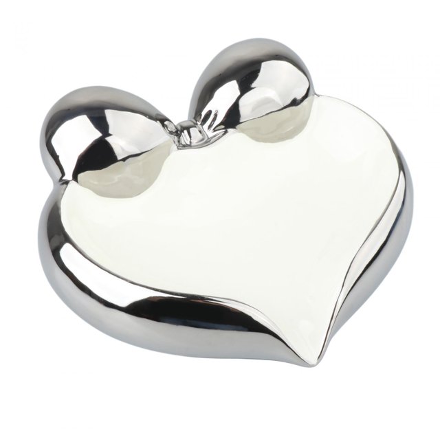Jabonera de cerámica, soporte para barra de jabón, contenedor de jabón, bonita caja de jabón autodrenante portátil decorativa para encimera de baño Plata mayimx Jabonera