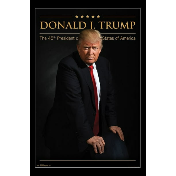 Donald Trump Poster Print 22 X 34 Walmart Com Donald Trump Poster Print 22 X 34 Walmart Com