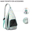 thumbnail image 2 of Waterproof Polka Dot Sling Backpack for Women – Lightweight Retro Crossbody Bag with Adjustable Strap, Vintage Dot Chest Bag for Travel, Outdoor Adventures & Everyday Use, 2 of 3